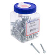 Metallics JFW139 10 x 2 in. Flat Head Slotted Wood Screws - Steel Zinc - 100qty