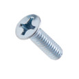 Metallics JFMP82M 6-32 x 1-1/2 in. Flat Head Phillips Machine Screws - Steel Zinc - 1000qty