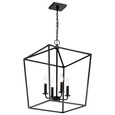 NUVO Lighting 60-7951 Emma 4-Light Small Pendant, Dark Bronze Finish
