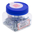 Metallics JFMP4 8-32 x 1/4 in. Flat Head Phillips Machine Screws - Steel Zinc - 100qty