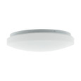 NUVO Lighting 62-1213 14in, Acrylic Round, Flush Mounted, LED Light Fixture, CCT Selectable with Microwave Sensor, White Finish, 120V