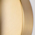 NUVO Lighting 60-7394 Trilby, 2 Light, Wall Sconce Matte White with Burnished Brass