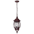 NUVO Lighting 60-895 Central Park, 3 Light, 20in, Hanging Lantern with Clear Beveled Glass
