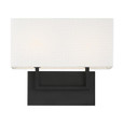 NUVO Lighting NUV-60-6719 Tribeca - 2 Light - Vanity - Aged Bronze Finish with White Linen Shade