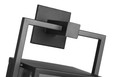 NUVO Lighting 60-7543 Exhibit, 1-Light, Small Wall Lantern, Matte Black Finish with Clear Beveled Glass