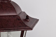 NUVO Lighting 60-995 Cornerstone, 1-Light, 14in, Post Lantern with Clear Seed Glass