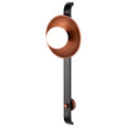 NUVO Lighting 60-7740 Colby 1-Light Wall Sconce, Matte Black and Antique Copper Finish