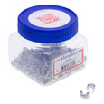 Metallics JIST18W Staples 1/8 X 11/16 White Insul Stpl (Jar 100)