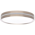 NUVO Lighting 62-1690 11in Surface Mount with Night Light, 5 CCT Selectable, Brushed Nickel Finish