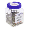 Metallics JGDS4 8 x 2-1/2 in. Flat Head Phillips Deck Screws - Steel Yellow Zinc - Coarse Threads - 100qty