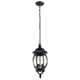 NUVO Lighting 60-896 Central Park, 3 Light, 20in, Hanging Lantern with Clear Beveled Glass
