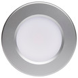 NUVO Lighting 62-1582 4in, LED Surface Mount Fixture, CCT Selectable 3K/4K/5K, Brushed Nickel