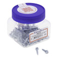 Metallics JQK17 8 x 1-1/2 in. 1/4 Hex Head Slotted Sharp Point Self-Piercing & Tapping Screws - Steel Zinc - 100qty