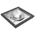 NUVO Lighting 62-1715 Blink Pro, 11W, 7in, LED Fixture, CCT Selectable, Square Shape, Black Finish, 120V