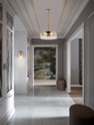 NUVO Lighting 60-7530 Intersection, 3 Light, Pendant, Burnished Brass with Clear Glass
