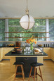 NUVO Lighting 60-7665 Lincoln, 1-Light Large Pendant, Medium Base, 60W, Matte White Finish, White Opal Glass