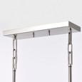 NUVO Lighting 62-136 Frame, 3 Module Island Pendant with Frosted Glass