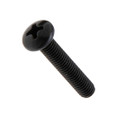 Metallics JPMP1032BLK 10-32 x 1 in. Pan Head Phillips Machine Screws - Black Oxide - 100qty