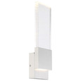 NUVO Lighting 62-1503 Ellusion, LED Large Wall Sconce, 13W, Polished Nickel Finish with Seeded Glass