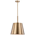NUVO Lighting 60-7938 Alexis 1-Light Large Pendant, Burnished Brass and Gold Finish