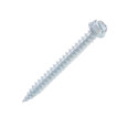 Metallics JQK21 10 x 1-1/4 in. 1/4 Hex Head Slotted Sharp Point Self-Piercing & Tapping Screws - Steel Zinc - 100qty