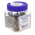 Metallics JRMB113 10-32 x 2 in. Round Head Slotted Machine Screws - Brass - 100qty