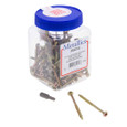 Metallics JRSDS5 9 x 2-1/2 in. Bugle Head Star Drive Deck Screws - Steel Yellow Zinc - Type 17 - Threads - 100qty