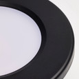 NUVO Lighting 62-1584 4in, LED Surface Mount Fixture, CCT Selectable 3K/4K/5K, Black