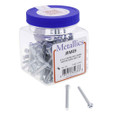 Metallics JRM97 10-24 x 2-1/2 in. Round Head Combo Machine Screws - Steel Zinc - 100qty