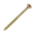 Metallics JRSDS6 9 x 3 in. Bugle Head Star Drive Deck Screws - Steel Yellow Zinc - Type 17 - Threads - 100qty