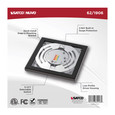 NUVO Lighting 62-1906 Blink Performer, 8W LED, 5in Square Fixture, Bronze Finish, 5 CCT Selectable