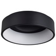 NUVO Lighting 62-1452 Orbit, 20W LED Flush Mount, Black Finish