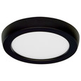 NUVO Lighting 62-1701 Blink Pro, 9W, 5in, LED Fixture, CCT Selectable, Round Shape, Black Finish, 120V