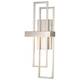 NUVO Lighting 62-105 Frame, LED Wall Sconce with Frosted Glass
