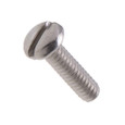 Metallics JSPM13SS 8-32 x 1/2 in. Pan Head Slotted Machine Screws - 18-8 Stainless - 100qty