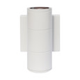NUVO Lighting 62-1141R1 2 Light, LED Small Up and Down Sconce Fixture, White Finish, 10W, 120/277V