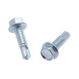 Metallics JTEKD9M 14 x 3/4 in. 3/8 Indented Hex Head Self-Drilling & Tapping Screws with Washer - #3 Drill Point - Steel Zinc - 1000qty