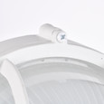 NUVO Lighting NUV-62-1390 LED Oval Bulk Head Fixture - White Finish with White Glass