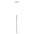 NUVO Lighting 62-827 Melrose, 12W, 16in, LED Pendant, Matte White Finish