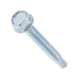 Metallics JTEKDHH19M 10 x 1-1/2 in. 5/16 High Hat Hex Head Self-Drilling & Tapping Screws with Washer - #3 Drill Point - Steel Zinc - 1000qty