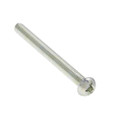 Metallics JTRM102 1/4-20 x 1-1/4 in. Round Head Tri-Drive Machine Screws - Steel Zinc - 100qty