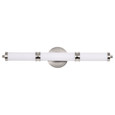 NUVO Lighting 62-1535 Kagen Medium Vanity, LED, Brushed Nickel Finish, White Acrylic Lens