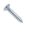 Metallics JTSF28 10 x 1 in. Flat Head Phillips Tapping Screws - Steel Zinc - 100qty