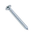 Metallics JTSF28 10 x 1 in. Flat Head Phillips Tapping Screws - Steel Zinc - 100qty