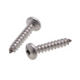 Metallics JTSS30SS 10 x 1-1/2 in. Pan Head Square Drive Tapping Screws - 18-8 Stainless - 100qty