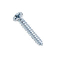 Metallics JTSF15 6 x 1 in. Flat Head Phillips Tapping Screws - Steel Zinc - 100qty