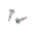 Metallics JTEK15PV 8 x 1-1/2 in. Pan Head Phillips Self-Drilling & Tapping Screws - #2 Drill Point - Steel Zinc - 500qty