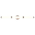 NUVO Lighting 62-1536 Kagen Large Vanity, LED, Brushed Nickel Finish, White Acrylic Lens