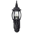 NUVO Lighting 60-887 Central Park, 1-Light, 20in, Wall Lantern with Clear Beveled Glass