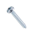 Metallics JTTS21 8 x 1 in. Pan Head Tri-Drive Tapping Screws - Steel Zinc - 100qty